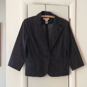 Covington denim blazer